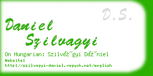 daniel szilvagyi business card